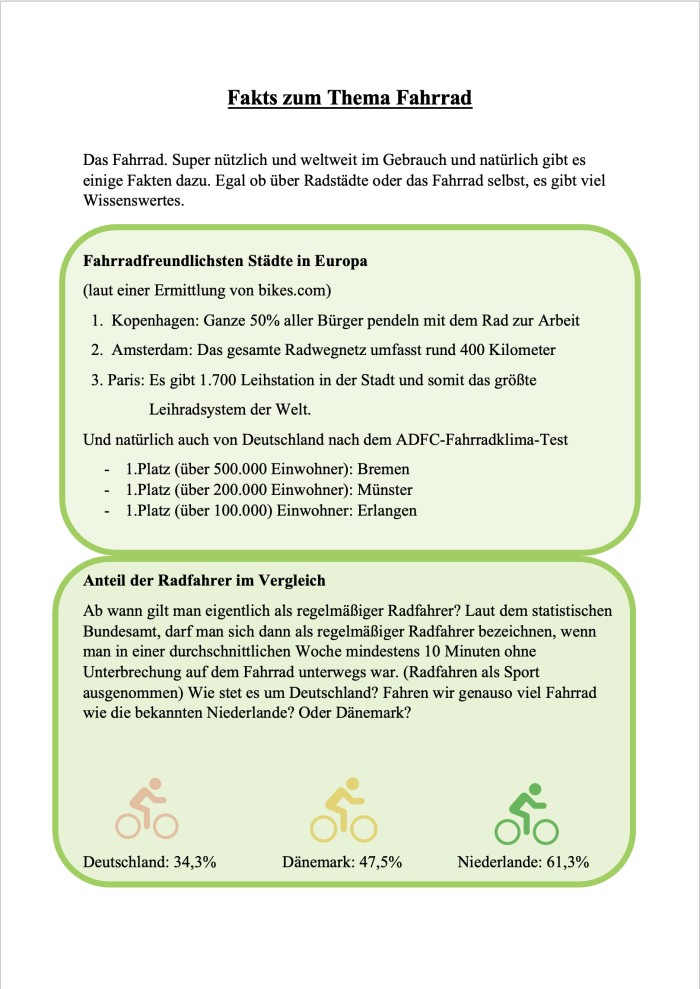 Fakts Fahrrad 1